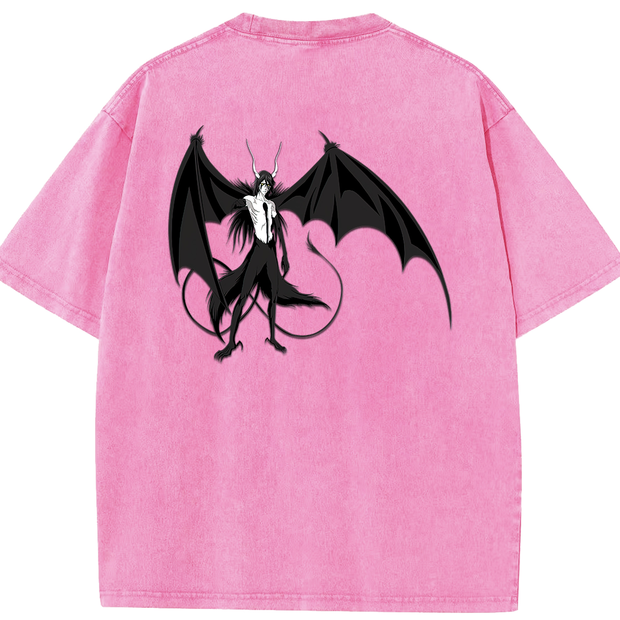 （画像用） ブリーチ ウルキオラ·シファー BLEACH Ulquiorra cifer 綿100% ヴィンテージ風 半袖Tシャツ（背面プリント）